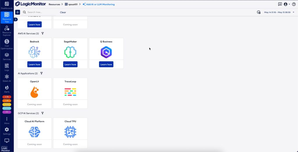 Logicmonitor dashboard