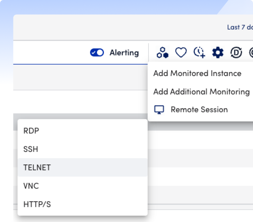 Setting up a remote session