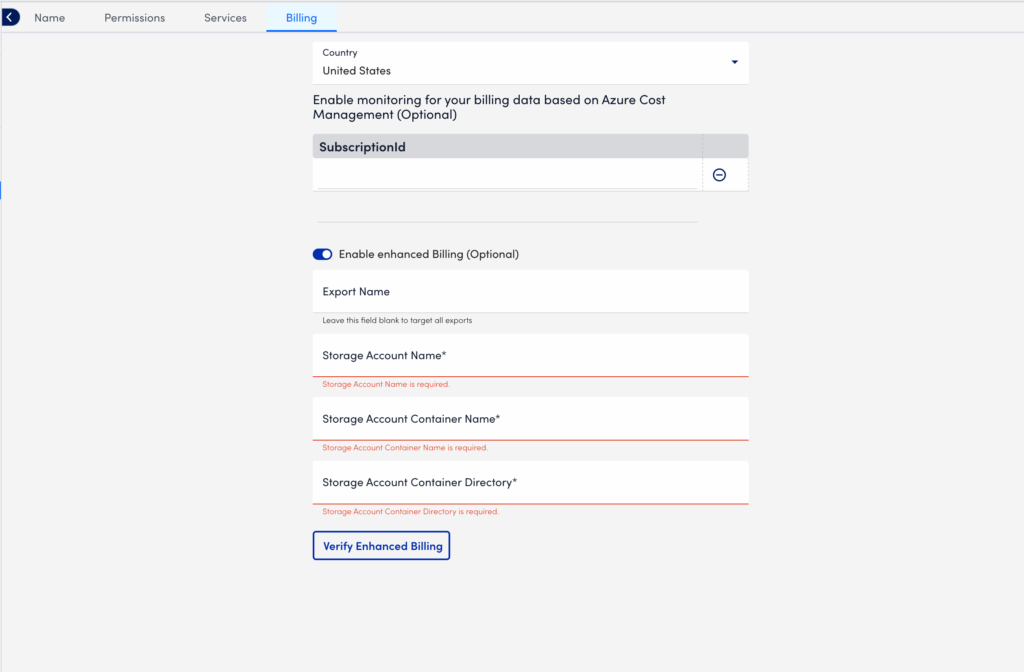 monitor azure billing