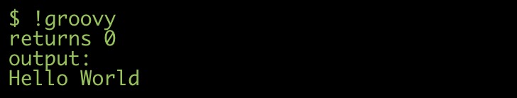 Groovy script debug result