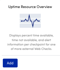 Add Uptime Resources Overview report option