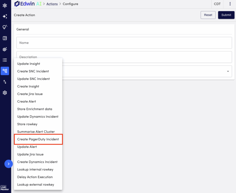 Edwin AI PagerDuty Integration | LogicMonitor