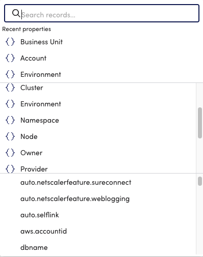Additional query properties