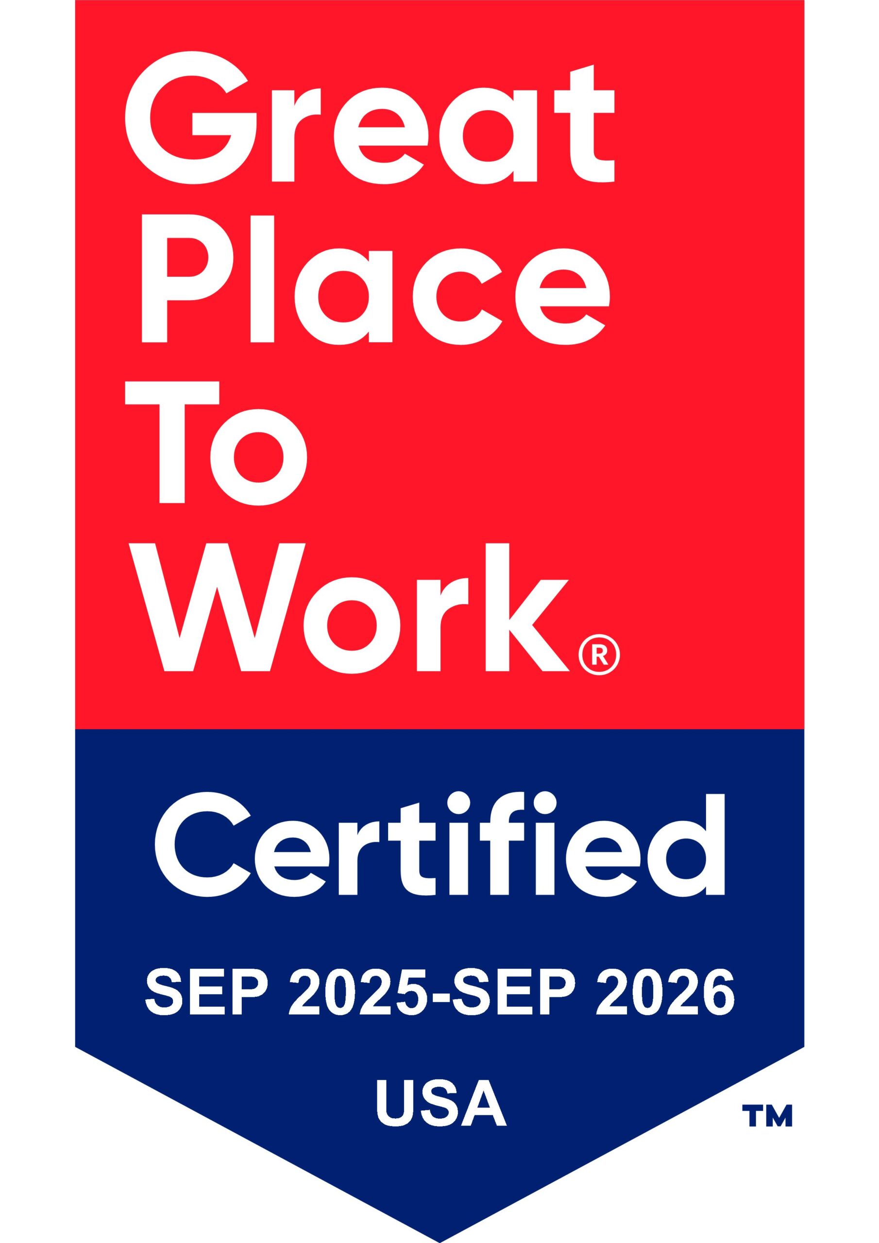 Great Place to work award