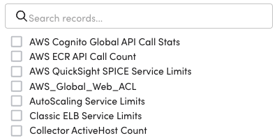 Values for additional query properties