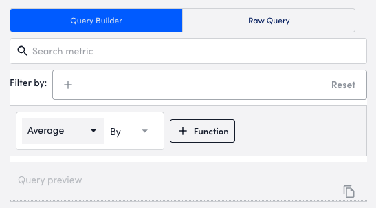 OTLP query builder settings