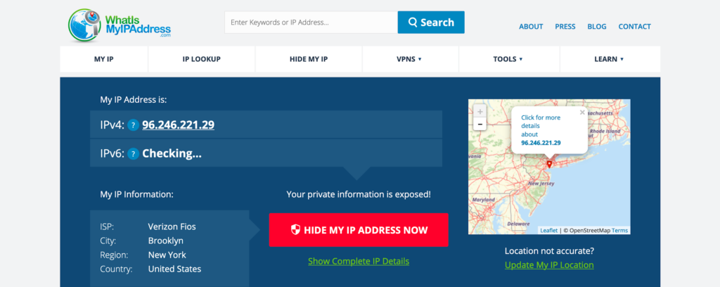 Learn your IP address with this network tool