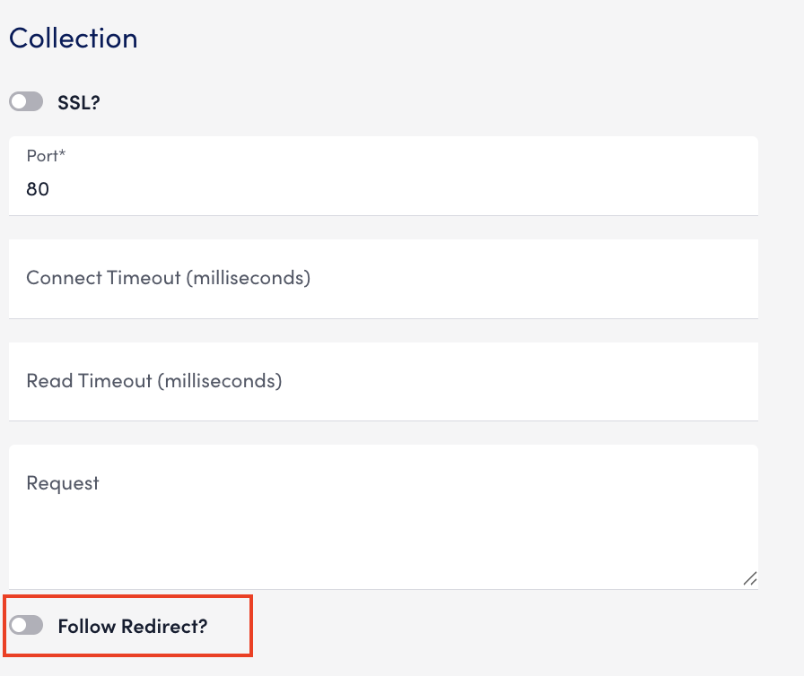 Collection Follow Redirect? switch