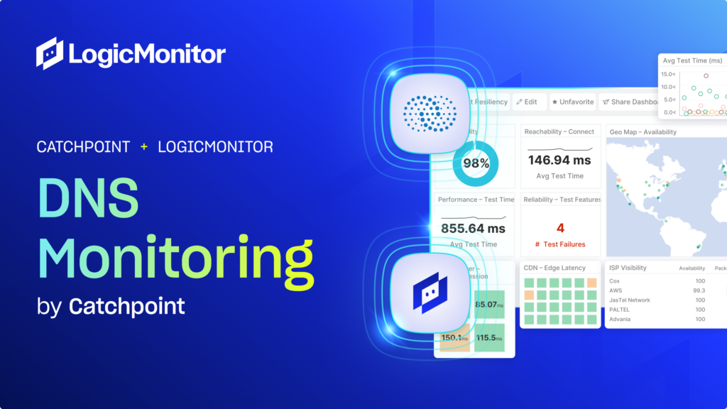 LogicMonitor Integrates Catchpoint DNS to Reduce Incident Noise by 88%