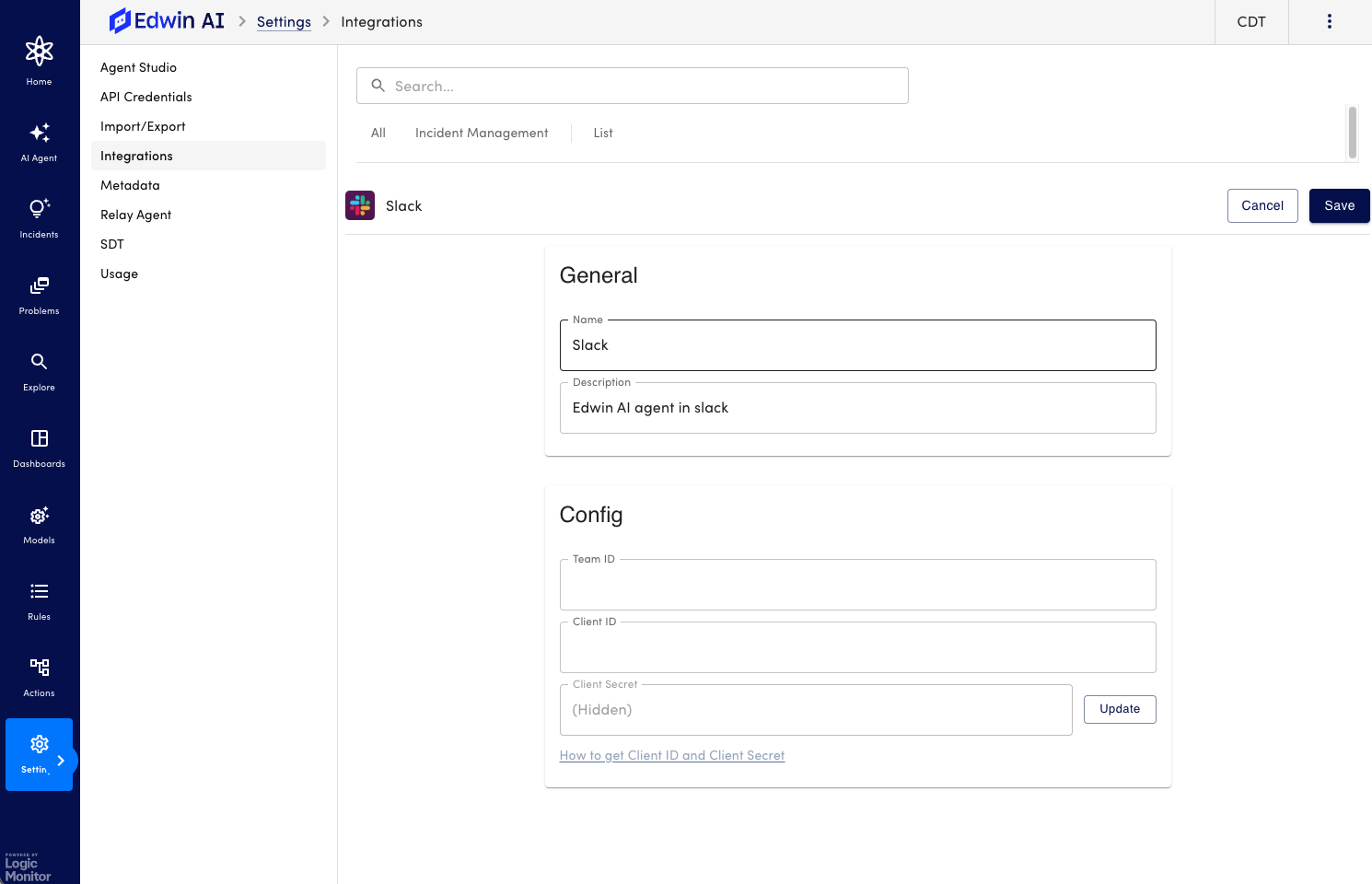 Edwin AI Slack integration